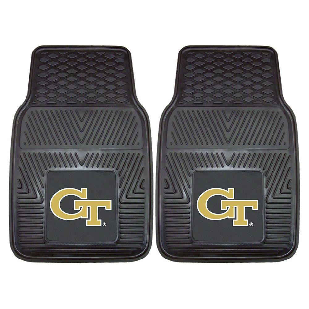 Georgia Tech Yellowjackets NCAA Heavy Duty 2-Piece Vinyl Car Mats (18x27)