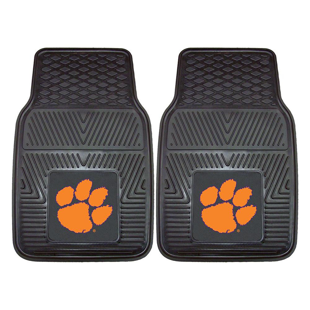 Clemson Tigers NCAA Heavy Duty 2-Piece Vinyl Car Mats (18x27)