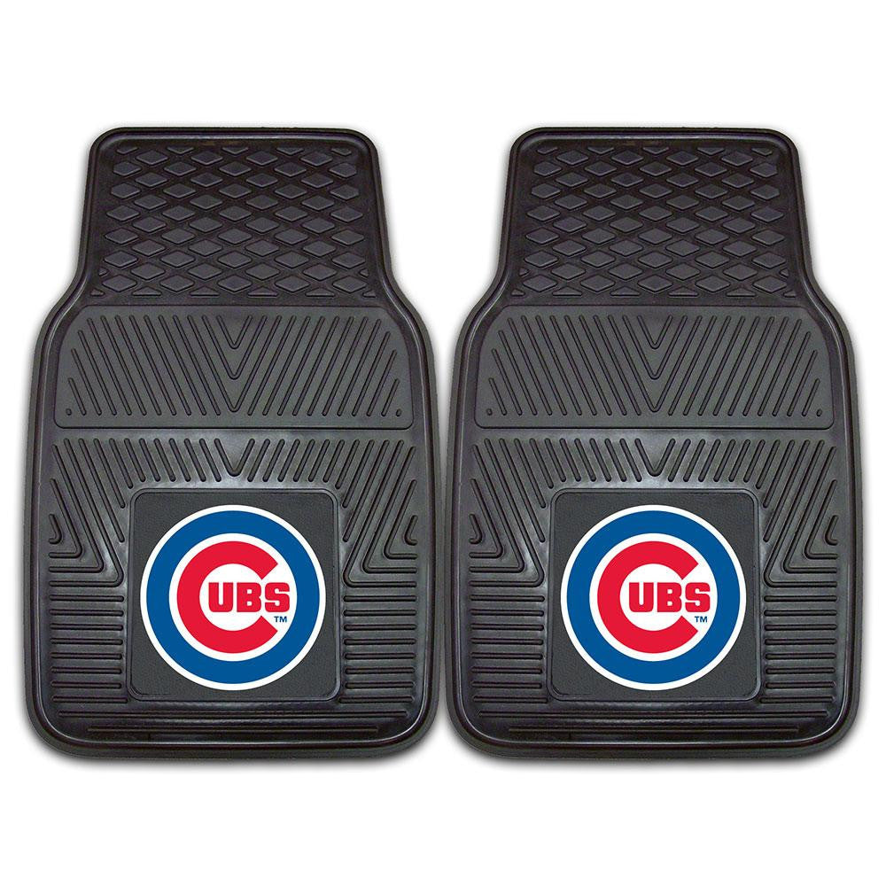 Chicago Cubs MLB Heavy Duty 2-Piece Vinyl Car Mats (18x27)