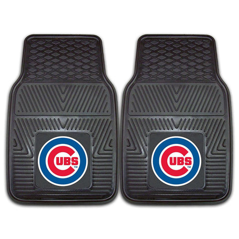 Chicago Cubs MLB Heavy Duty 2-Piece Vinyl Car Mats (18x27)