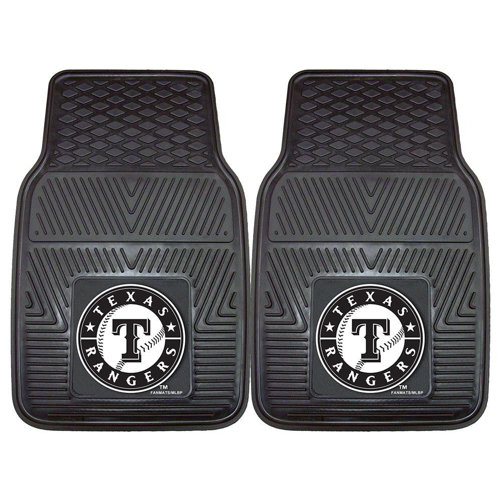 Texas Rangers MLB Heavy Duty 2-Piece Vinyl Car Mats (18x27)