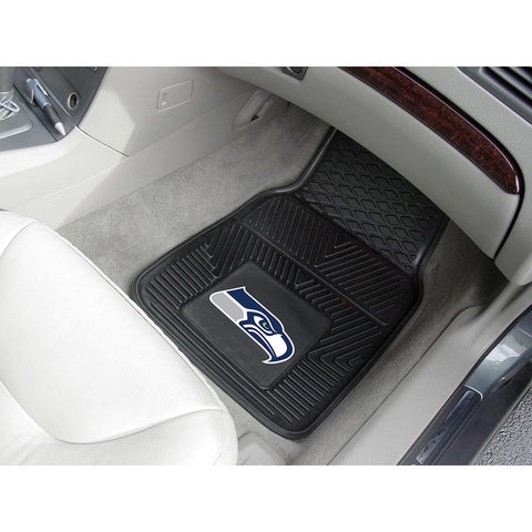 Seattle Seahawks NFL Heavy Duty 2-Piece Vinyl Car Mats (18x27)