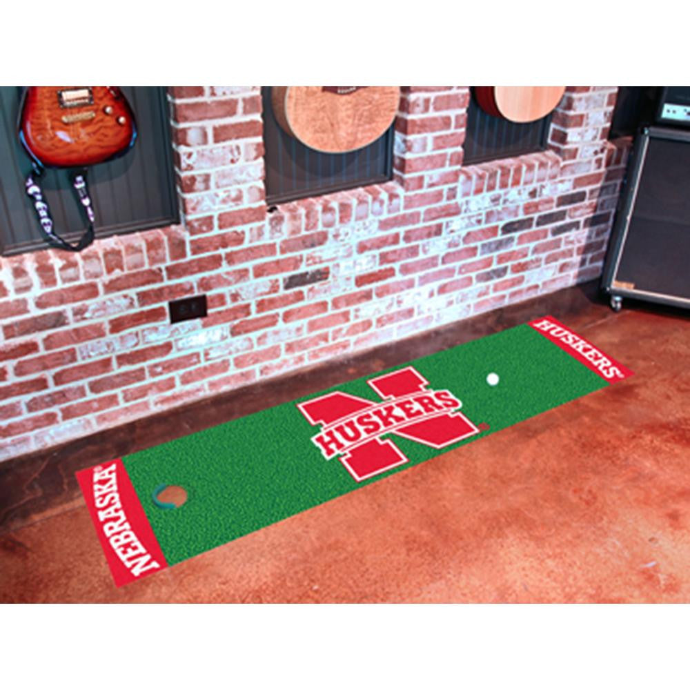 Nebraska Cornhuskers NCAA Putting Green Runner (18x72)