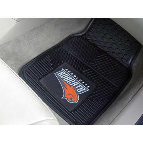 Charlotte Bobcats NBA Heavy Duty 2-Piece Vinyl Car Mats (18x27)