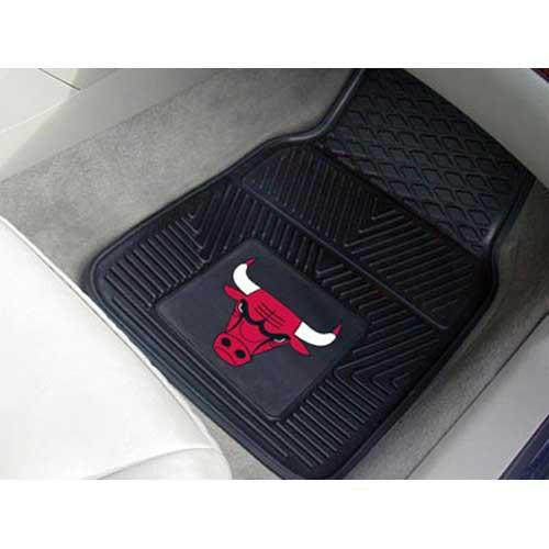 Chicago Bulls NBA Heavy Duty 2-Piece Vinyl Car Mats (18x27)