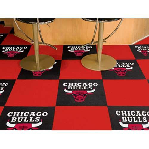 Chicago Bulls NBA Carpet Tiles (18x18 tiles)