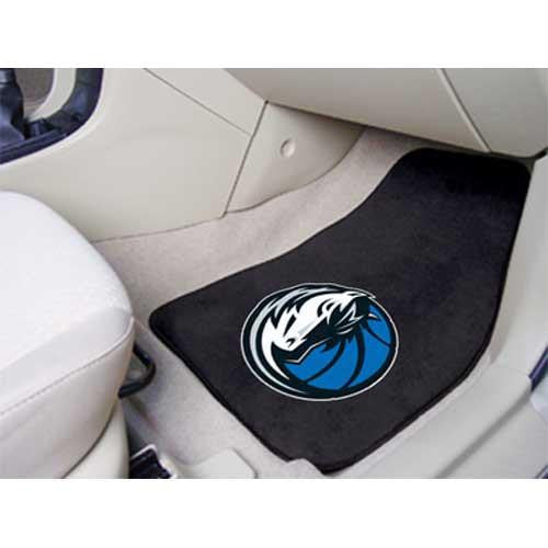 Dallas Mavericks NBA 2-Piece Printed Carpet Car Mats (18x27)