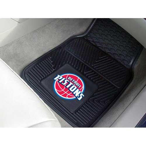 Detroit Pistons NBA Heavy Duty 2-Piece Vinyl Car Mats (18x27)