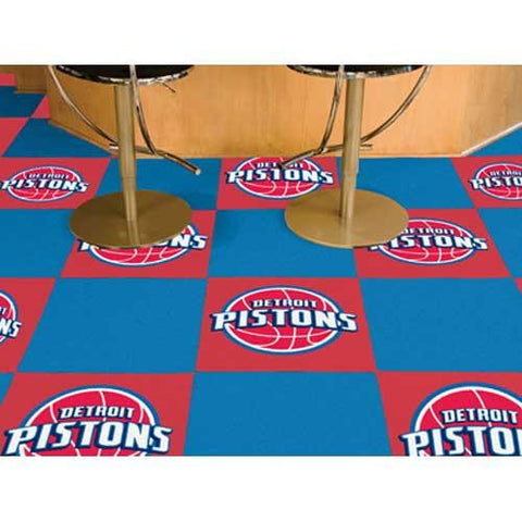 Detroit Pistons NBA Carpet Tiles (18x18 tiles)