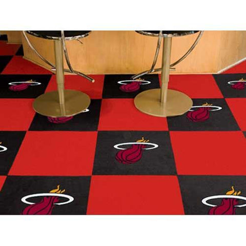 Miami Heat NBA Carpet Tiles (18x18 tiles)