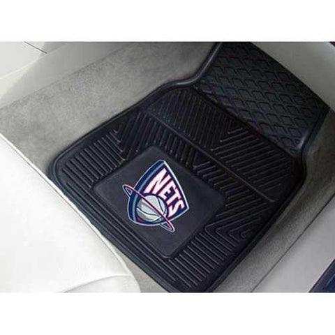 New Jersey Nets NBA Heavy Duty 2-Piece Vinyl Car Mats (18x27)