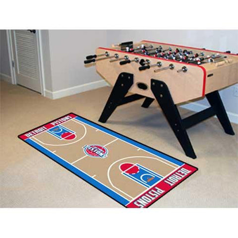 Detroit Pistons NBA 2x4 Court Runner (24x44)