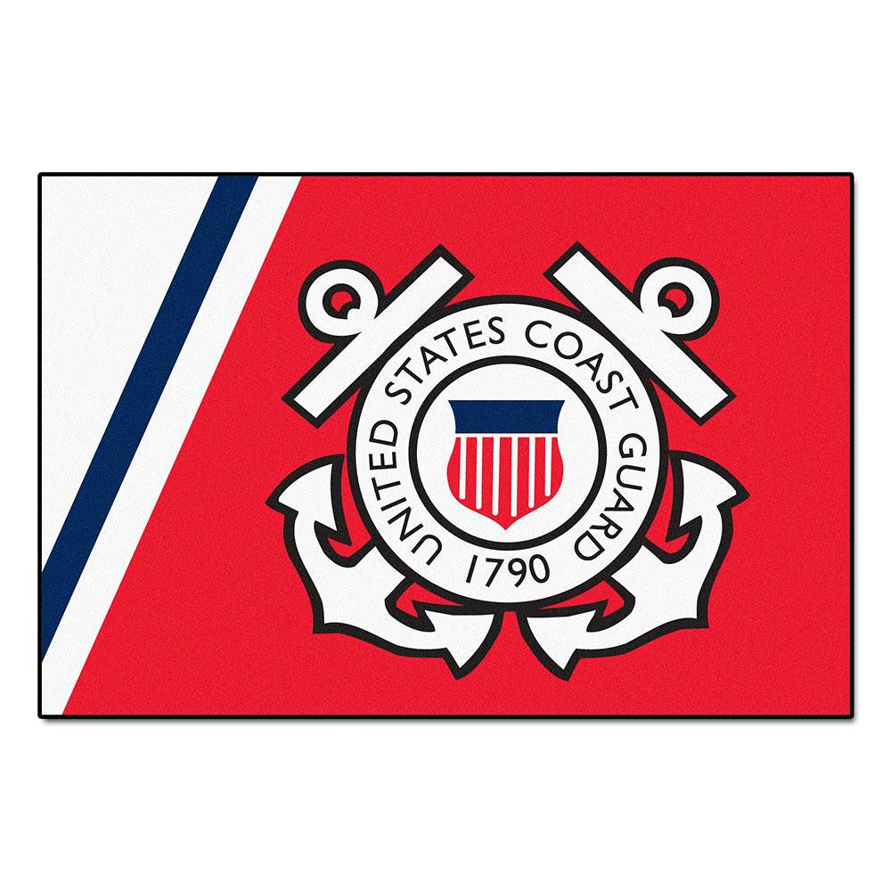 US Coast Guard Armed Forces 4x6 Rug (46x72)