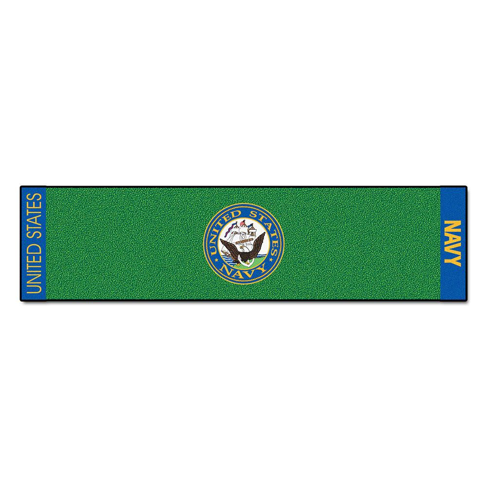 US Navy Armed Forces Putting Green Runner (18x72)