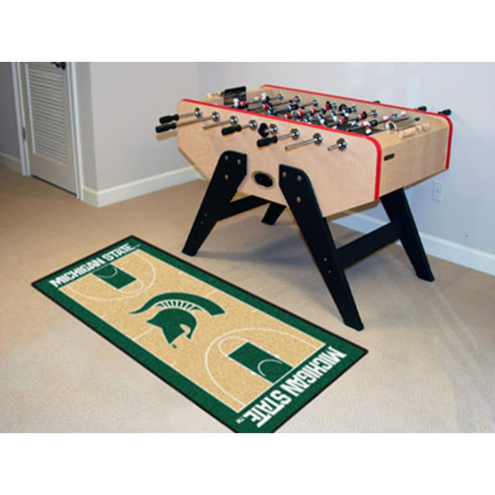 Michigan State Spartans NCAA Court Runner (29.5x72)