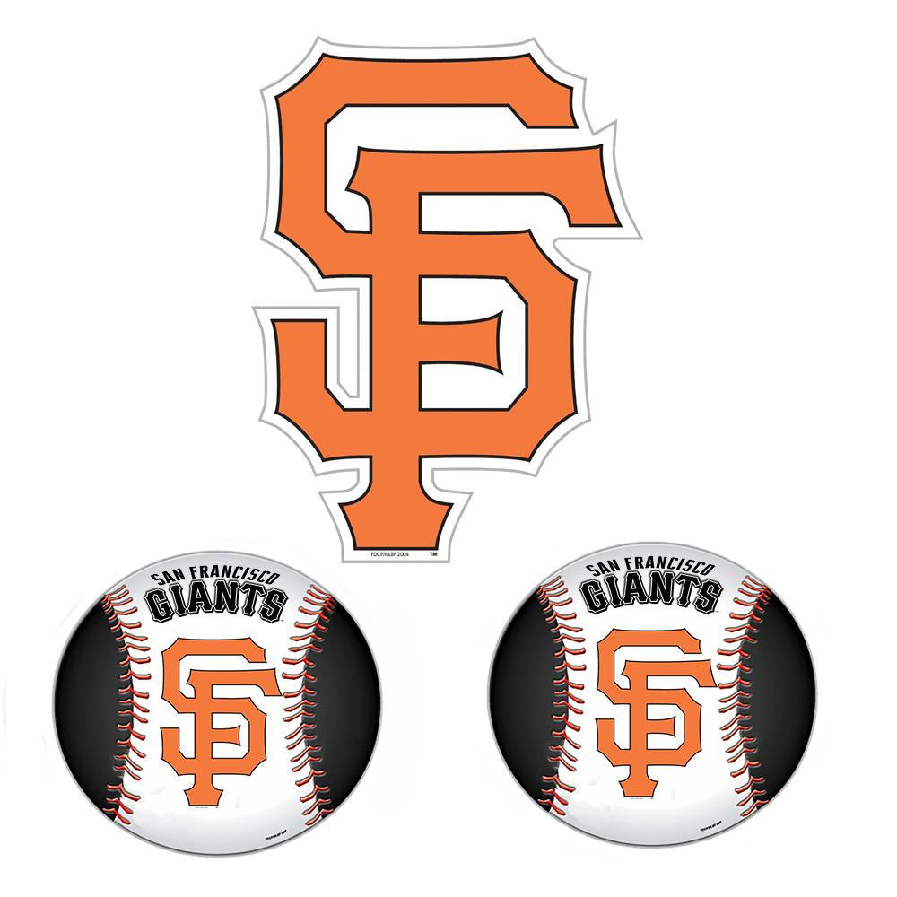 San Francisco Giants MLB Ultimate Car Magnet Kit (3Pc Set)