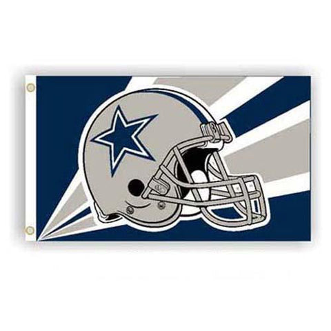 Dallas Cowboys NFL Helmet Design 3'x5' Banner Flag