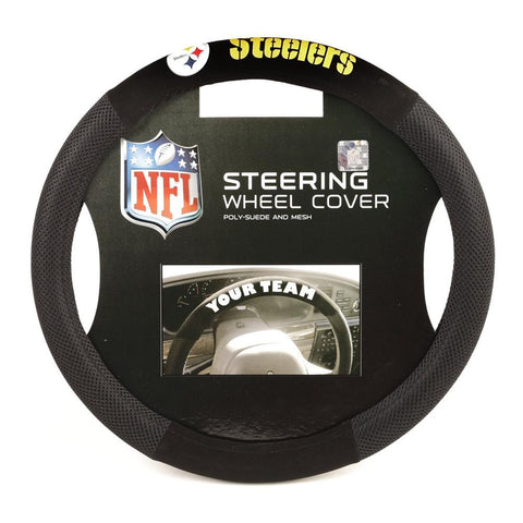 Pittsburgh Steelers NFL Mesh Steering Wheel Cover