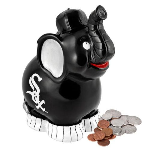 Chicago White Sox MLB Thematic Elephant Coin Bank