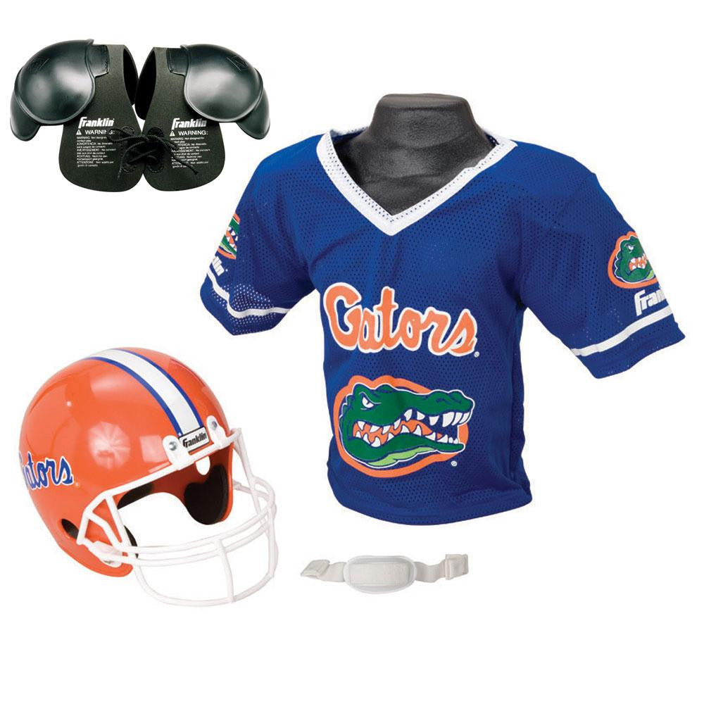 Florida Gators Youth NCAA Helmet and Jersey SET with Shoulder Pads