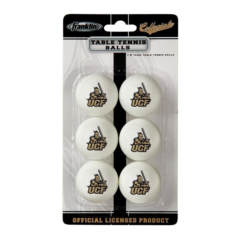 Central Florida Knights NCAA Table Tennis Balls (6pc)