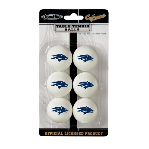 Nevada Wolf Pack NCAA Table Tennis Balls (6pc)