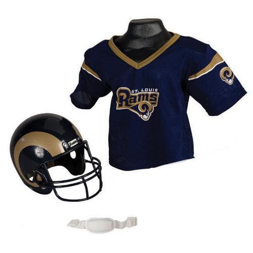 St. Louis Rams Youth NFL Helmet and Jersey Set