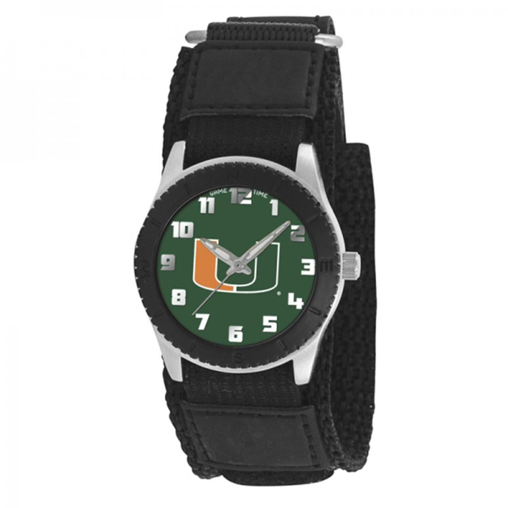 Miami Hurricanes NCAA Kids Rookie Series watch (Black)