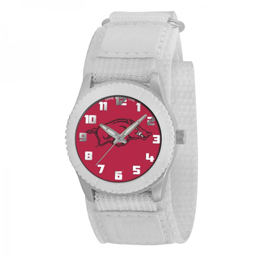 Arkansas Razorbacks NCAA Kids Rookie Series Watch (White)