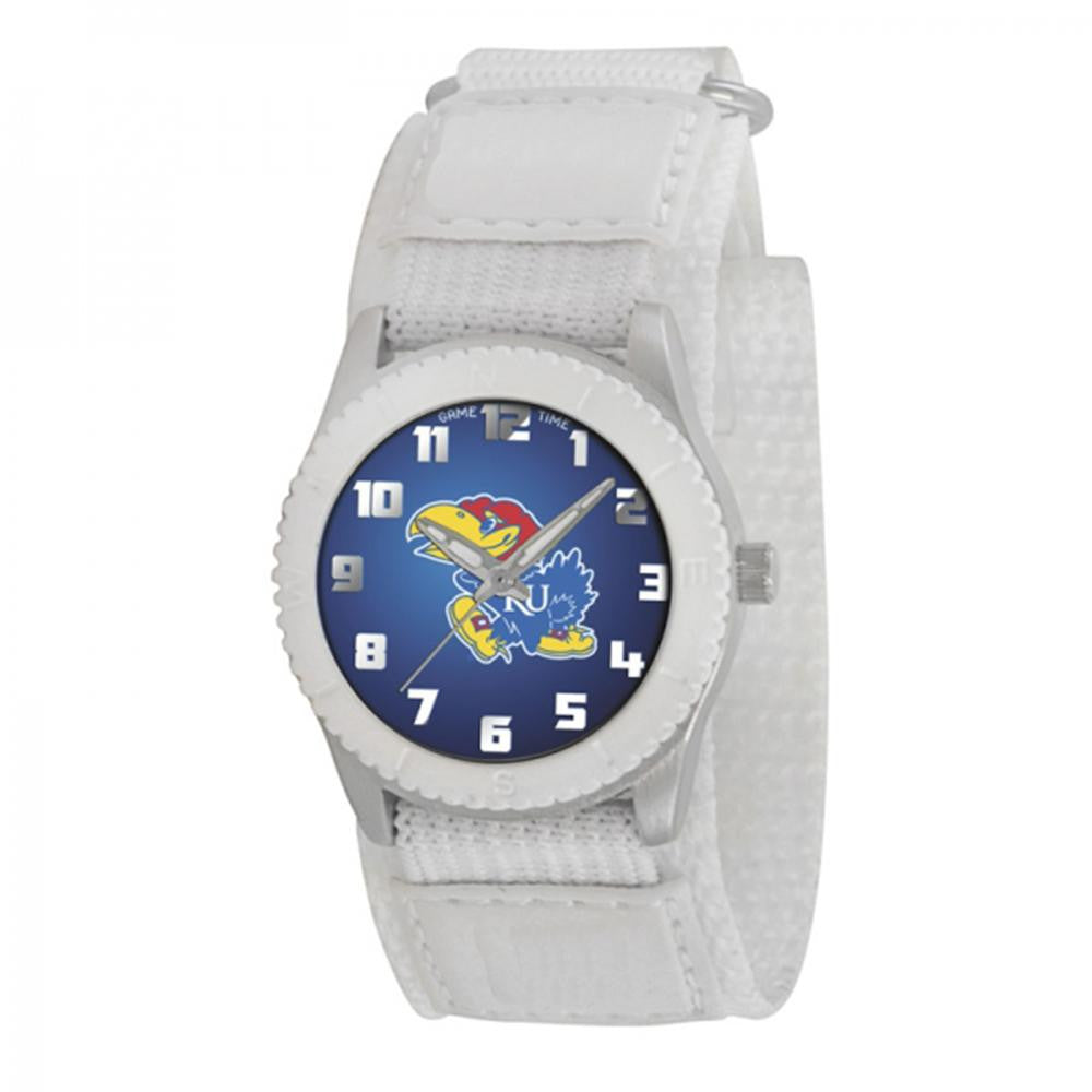 Kansas Jayhawks NCAA Kids Rookie Series Watch (White)