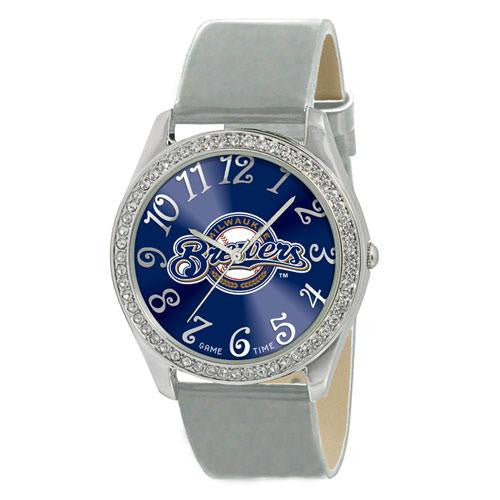 Milwaukee Brewers MLB Ladies Glitz Series Watch