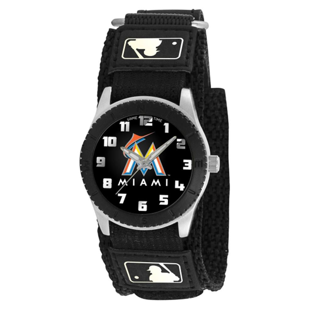 Miami Marlins MLB Kids Rookie Series watch (Black)