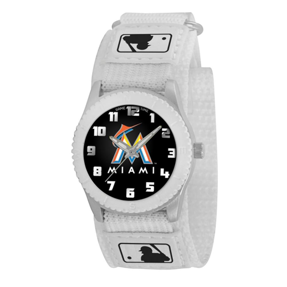 Miami Marlins MLB Kids Rookie Series Watch (White)