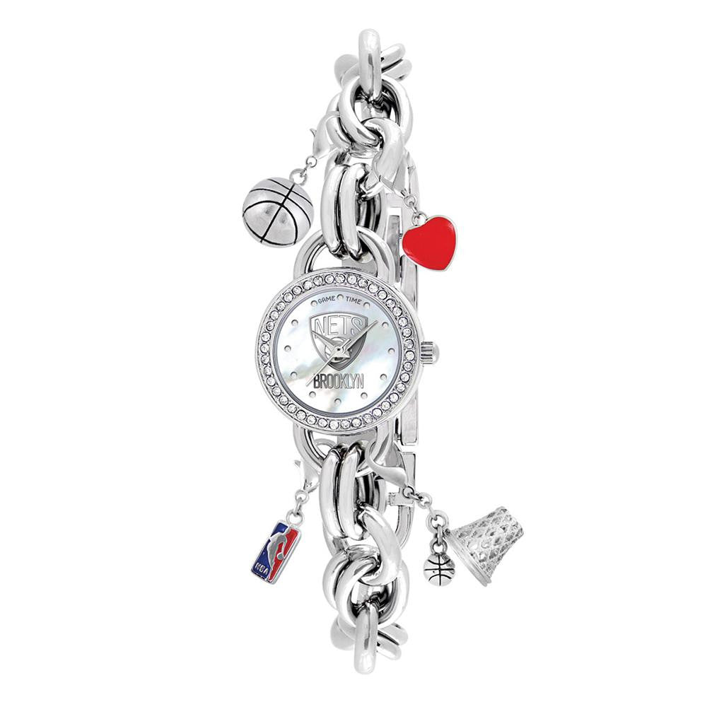 Brooklyn Nets NBA Women's Charm Series Watch