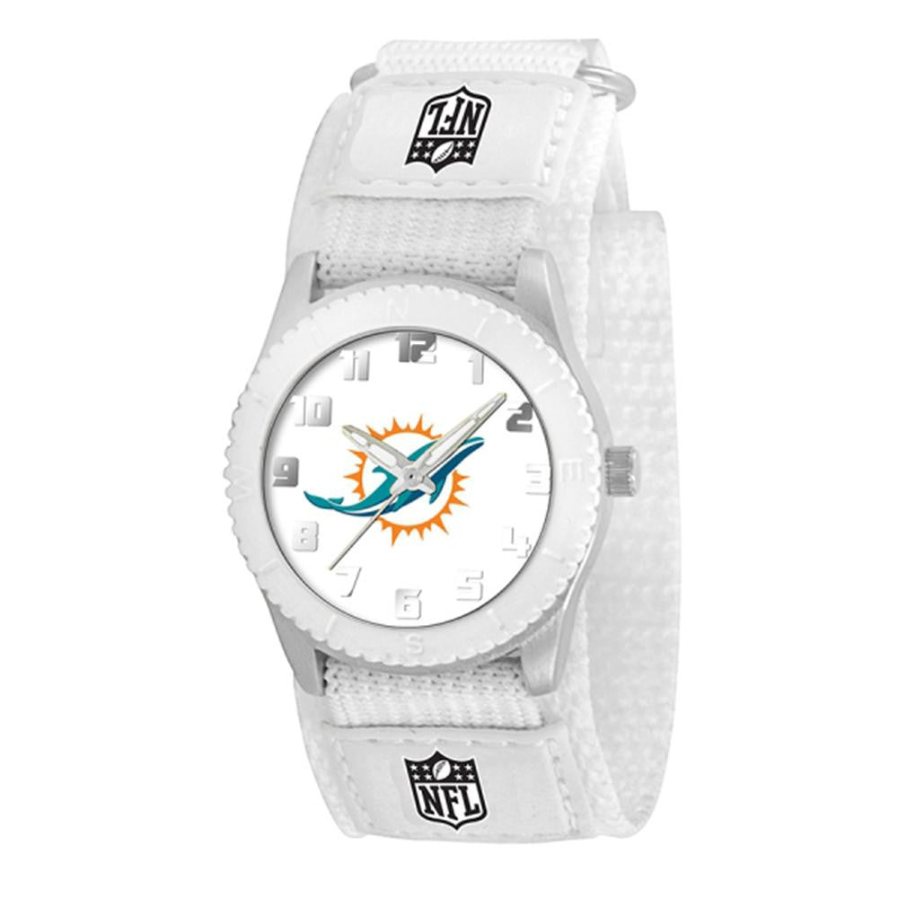 Miami Dolphins NFL Kids Rookie Series Watch (White)