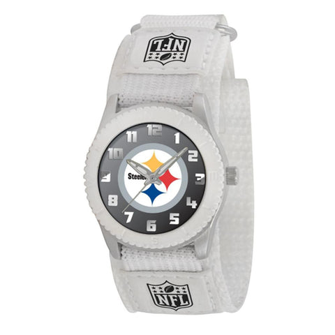 Pittsburgh Steelers NFL Kids Rookie Series Watch (White)