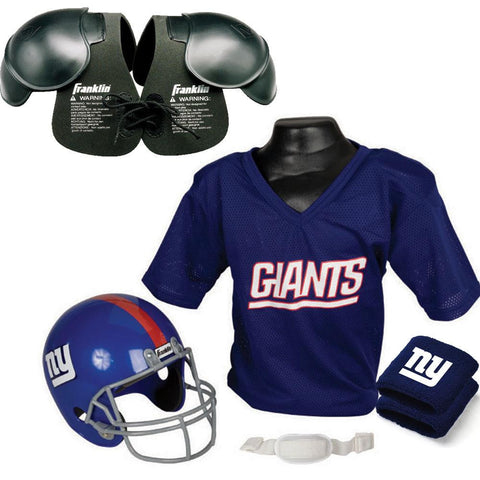 New York Giants Youth NFL Ultimate Helmet and Helmet and Jersey Set