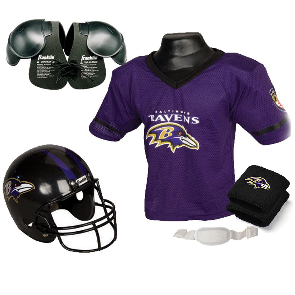 Baltimore Ravens Youth NFL Ultimate Helmet and Helmet and Jersey Set