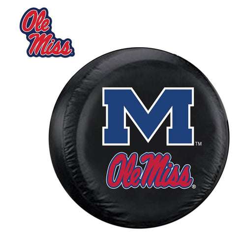 Mississippi Rebels NCAA Spare Tire Cover and Grille Logo Set (Regular)