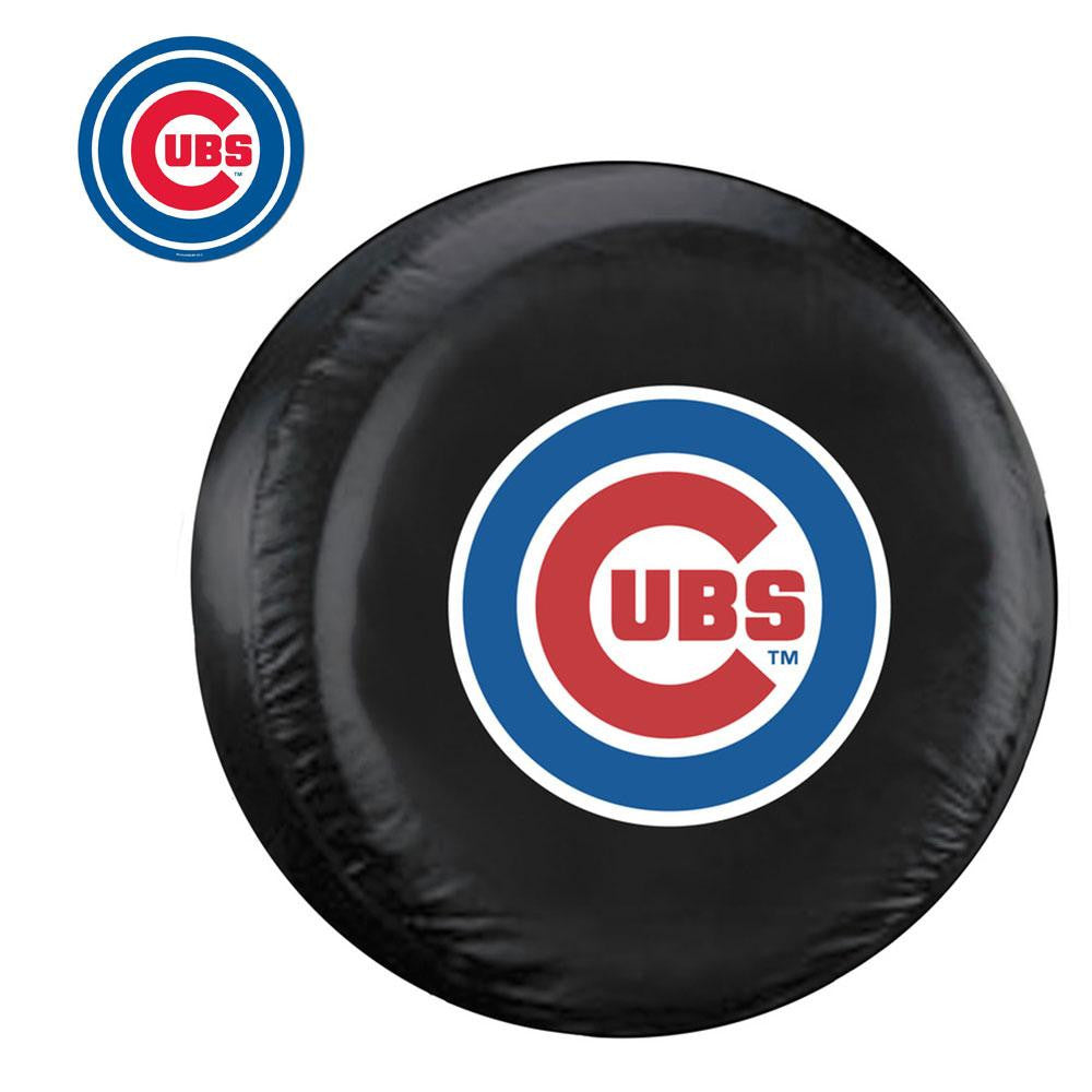 Chicago Cubs MLB Spare Tire Cover and Grille Logo Set (Regular)