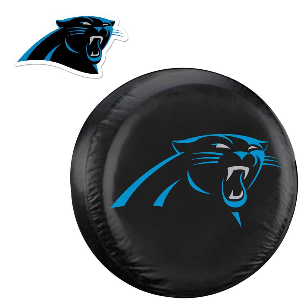 Carolina Panthers NFL Spare Tire Cover and Grille Logo Set (Large)