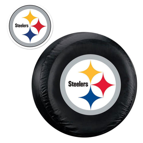 Pittsburgh Steelers NFL Spare Tire Cover and Grille Logo Set (Regular)