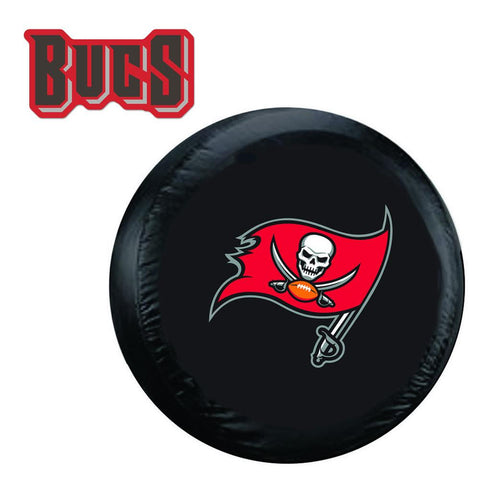 Tampa Bay Buccaneers NFL Spare Tire Cover and Grille Logo Set (Regular)