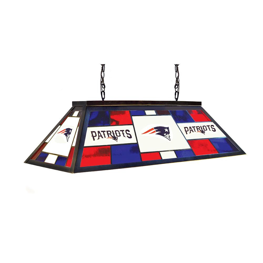 New England Patriots NFL 40 Inch Tiffany Billiards Lamp