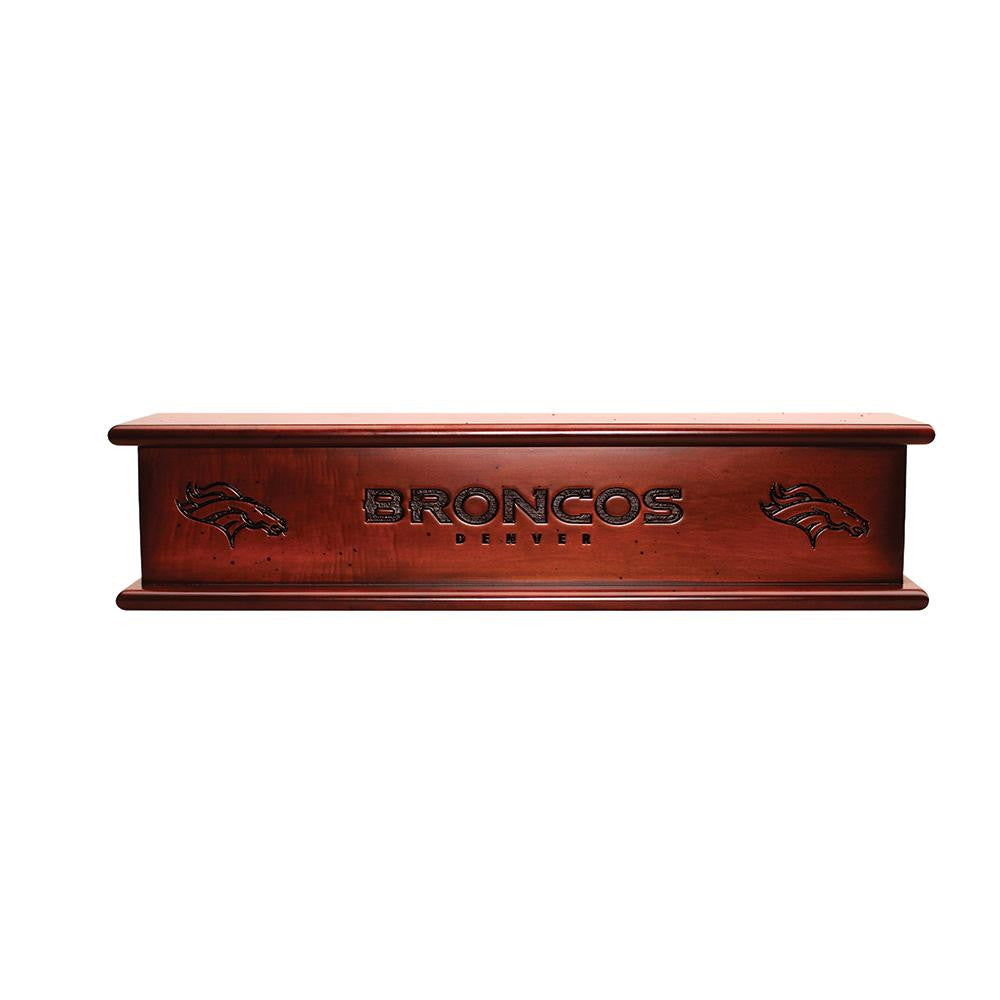 Denver Broncos NFL 20in Aspen Wood Memorabilia Shelve