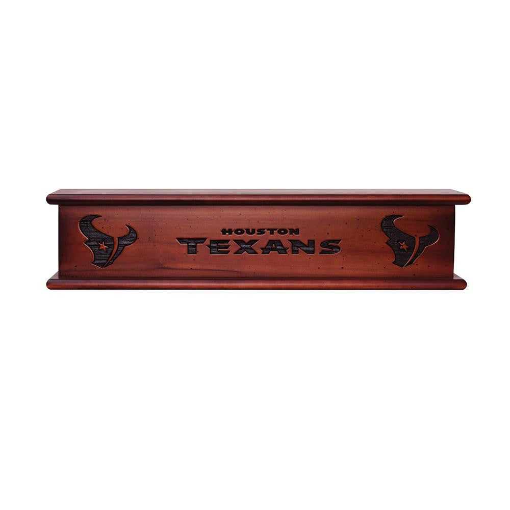 Houston Texans NFL 20in Aspen Wood Memorabilia Shelve