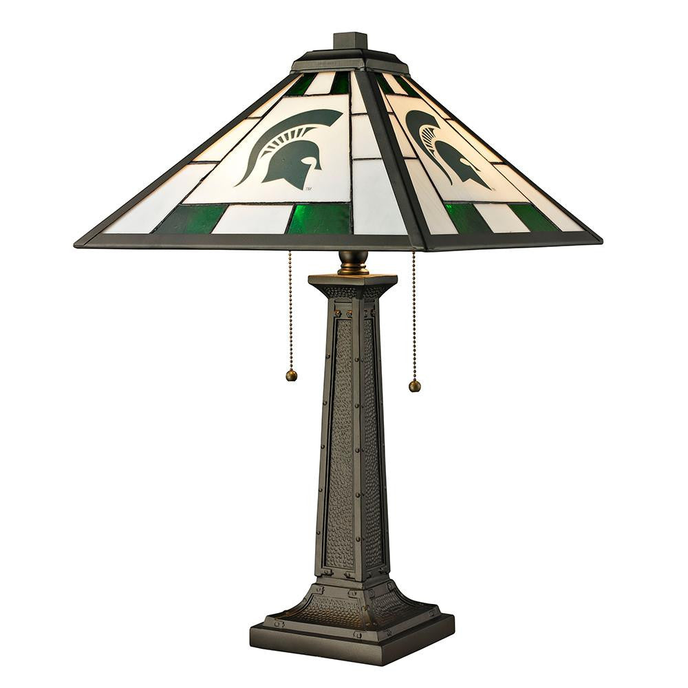 Michigan State Spartans NCAA Tiffany Desk Lamp