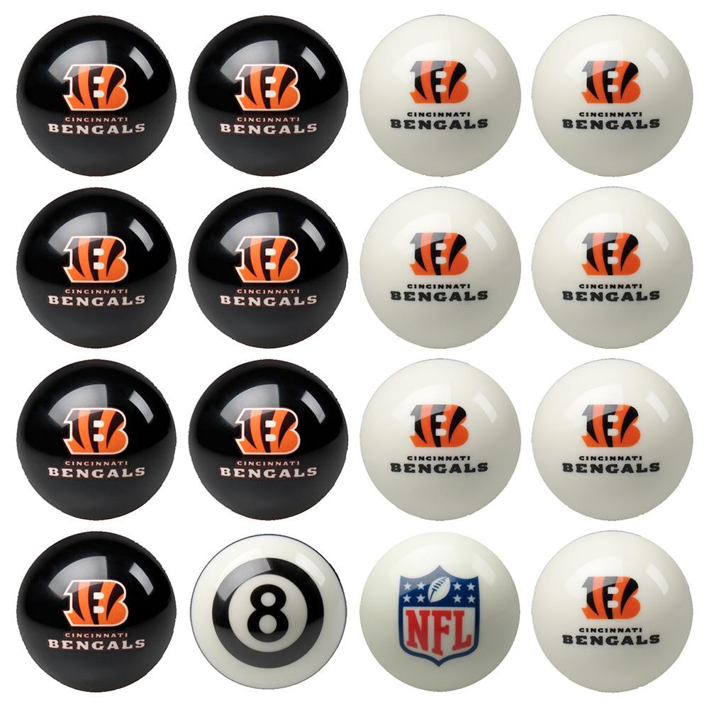 Cincinnati Bengals NFL 8-Ball Billiard Set