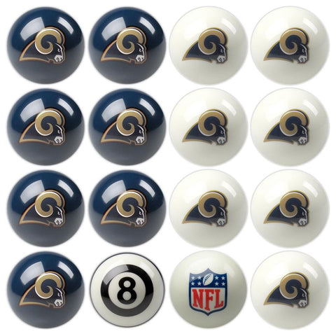 Los Angeles Rams NFL 8-Ball Billiard Set