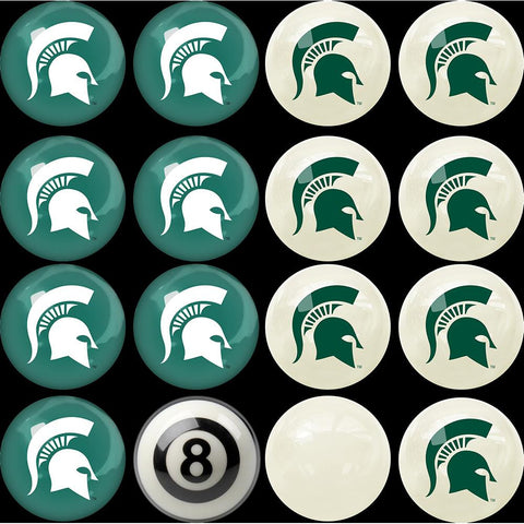 Michigan State Spartans NCAA 8-Ball Billiard Set